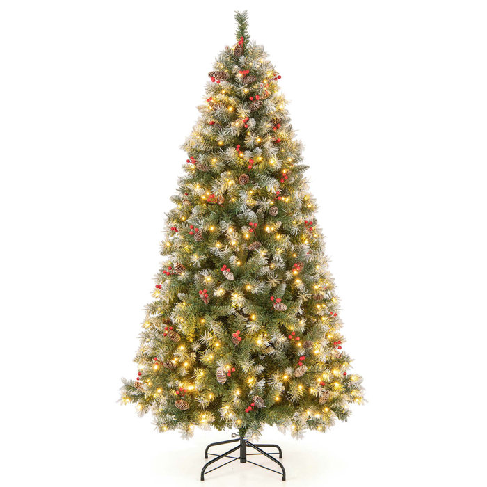 The Holiday Aisle® Lighted Christmas Tree & Reviews Wayfair